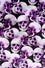 Kitty Deluxe Reversible Wired Headband in Purple Skull Print & Customisable Reverse