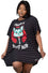 Killstar Purrrfect Pairing T-Shirt Dress Vampire Cat VLAD