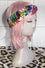 Reversible Wired Headband in Rainbow Cat Print & Customisable Reverse