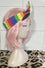 Kitty Deluxe Reversible Wired Headband in Rainbow Stripe Print & Customisable Reverse