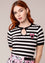 Hell Bunny Robbie Top Knit Jumper with Stripes Smiley Collab