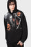 Killstar Scythe Oversized Hoodie Halloween Print Unisex