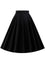 Dolly & Dotty Maisie Midi Full Circle Swing Skirt in Black