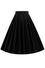 Dolly & Dotty Maisie Midi Full Circle Swing Skirt in Black