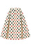 Dolly & Dotty Aisley Midi Flared Box Pleat Swing Skirt in Card Suit Print