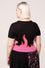 Hell Bunny Dylan Top Knit Jumper with Flame Design Smiley Collab