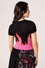 Hell Bunny Dylan Top Knit Jumper with Flame Design Smiley Collab