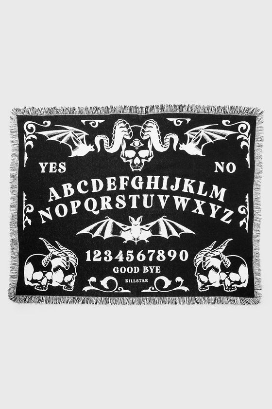 Killstar Spirit Board Woven Blanket Ouija