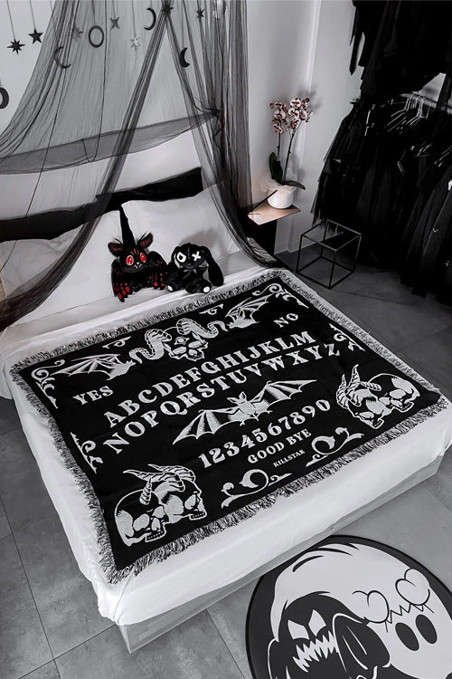 Killstar Spirit Board Woven Blanket Ouija