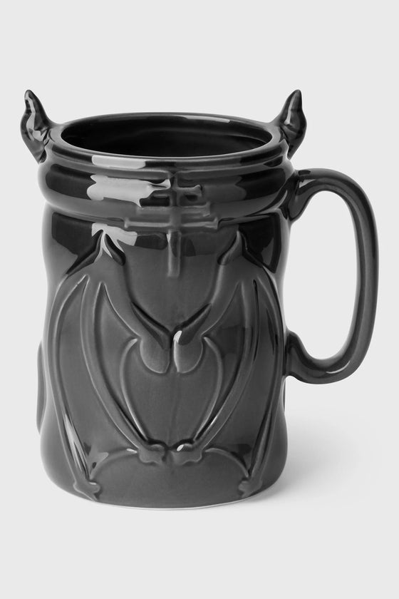 Killstar Tiki Demon Mug Grey