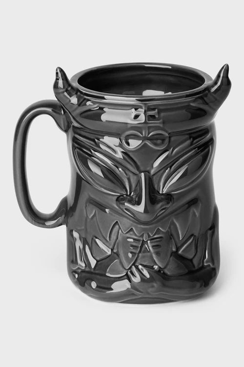 Killstar Tiki Demon Mug Grey