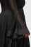 Killstar Valdermerca Maxi Dress Floaty Lace Inserts Classic Goth