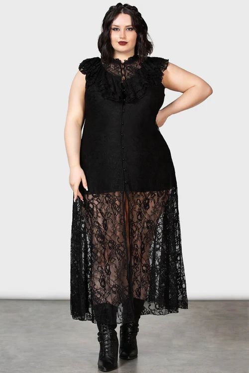 killstar lace maxi dress New Belladonna Collection by @killstar Hecate Lace Maxi Dress Ivory #ad #killstar #newcollecton