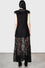 Killstar Vampires Ball Maxi Dress Floaty Lace with Ruffles Classic Goth