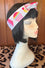 Kitty Deluxe Reversible Wired Headband in Cupcake Print & Customisable Reverse