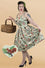 Dolly & Dotty Amanda Dress in Mushroom Forest Print Mint Squirrels Woodland