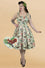 Dolly & Dotty Amanda Dress in Mushroom Forest Print Mint Squirrels Woodland