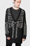 Killstar Your Remains Oversized Knit Cardigan Unisex Skeleton