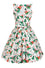 Lady Vintage Tea Dress in Festive Rex Print Christmas