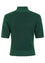 Banned Retro Jane Sweet Scalloped Polo Knit Jumper in Green Wardrobe Staple