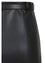 Banned Retro Ada Pencil Skirt in Black PU with Belt Leather Look
