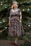 Dolly & Dotty Lily Swing Dress in Christmas Fair Print