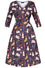 Lady Vintage Lyra Dress in Halloween Cat Party Print