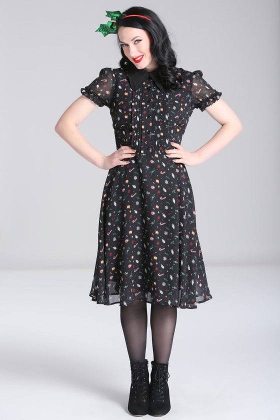 Hell Bunny Natalie Midi Dress Christmas