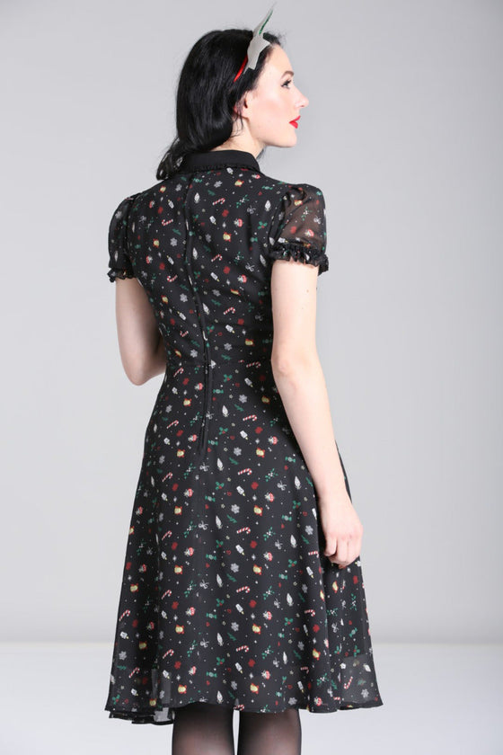 Hell Bunny Natalie Midi Dress Christmas