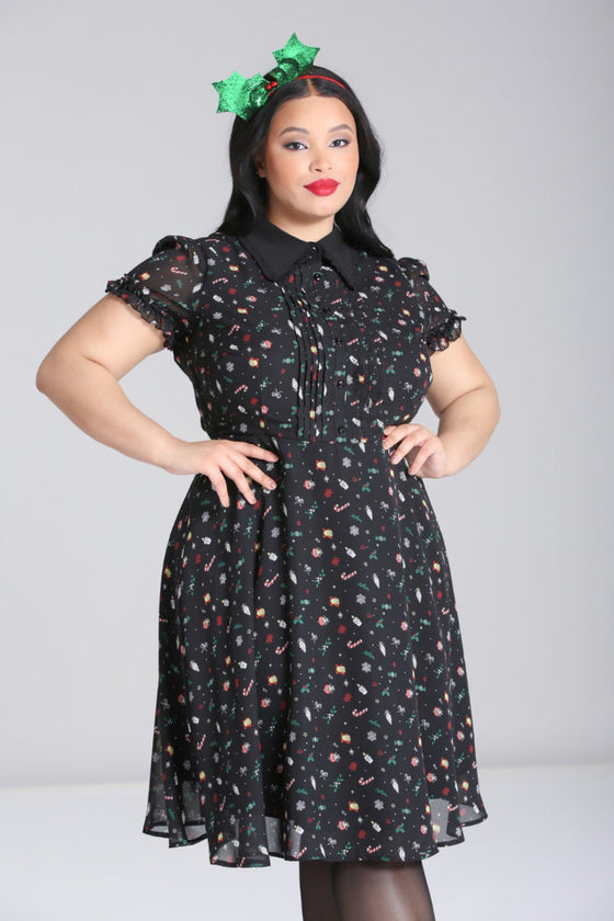 Hell Bunny Natalie Midi Dress Christmas