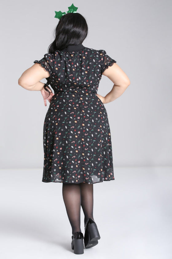 Hell Bunny Natalie Midi Dress Christmas