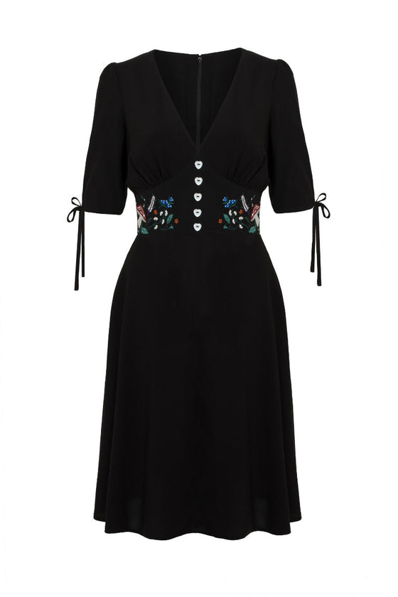 Hell Bunny Natura Dress Mushrooms