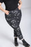 Hell Bunny Jack-O-Lantern Jeans in Black and Grey STRETCHY