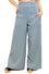 Hell Bunny Caspian Swing Trousers in Blue
