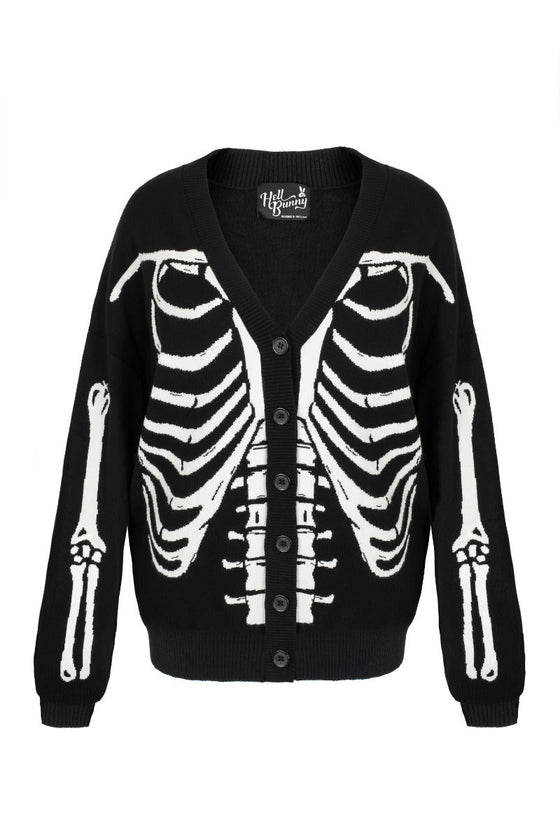 Hell Bunny Skeleton Cardigan