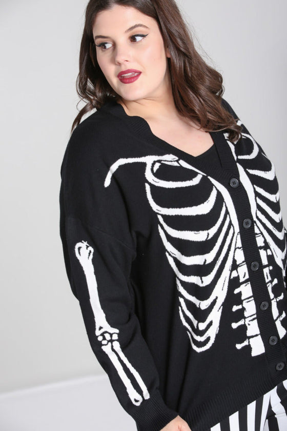 Hell Bunny Skeleton Cardigan