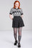 Hell Bunny Dance Macabre Knitted Jumper Top Spooky Argyle