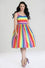 Hell Bunny Over The Rainbow 50's Dress