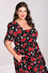 Hell Bunny Kate Heart Dress Maxi Funky Heart and Eye Print
