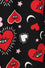 Hell Bunny Kate Heart Dress Maxi Funky Heart and Eye Print