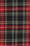 Hell Bunny Smith Skater Mid Skirt Black and Red Tartan