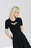 Hell Bunny Bat Knitted Top in Black