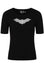 Hell Bunny Bat Knitted Top in Black