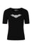 Hell Bunny Bat Knitted Top in Black