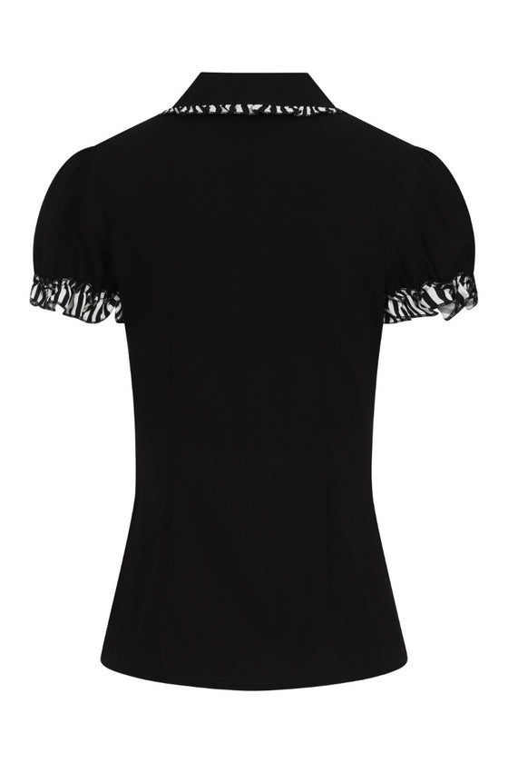 Hell Bunny Leslie Blouse