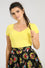 Hell Bunny Mia Top in Yellow