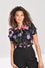 Hell Bunny Eloise Blouse Roses and Spiderwebs