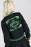 Hell Bunny Samara Varsity Jacket Black and Green Ouija Motifs