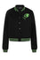 Hell Bunny Samara Varsity Jacket Black and Green Ouija Motifs