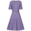 Dolly & Dotty Matilda Wrap Dress in Lavender and Black Polkadot